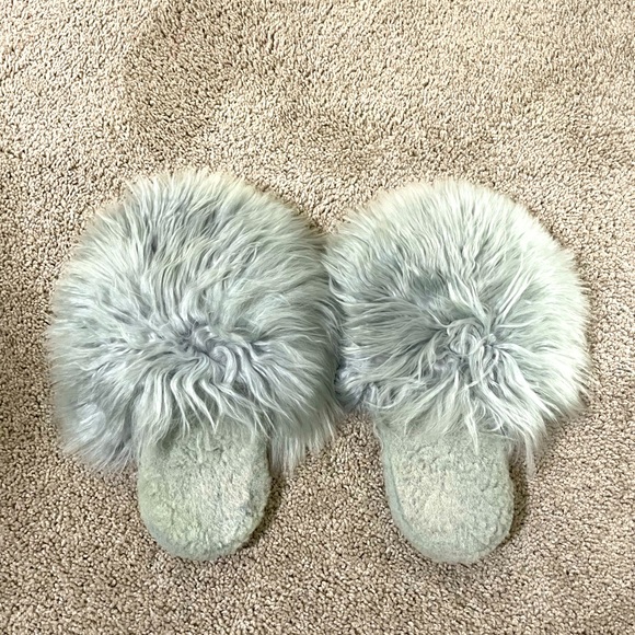 Alpaca shaggy slippers - Picture 2 of 5